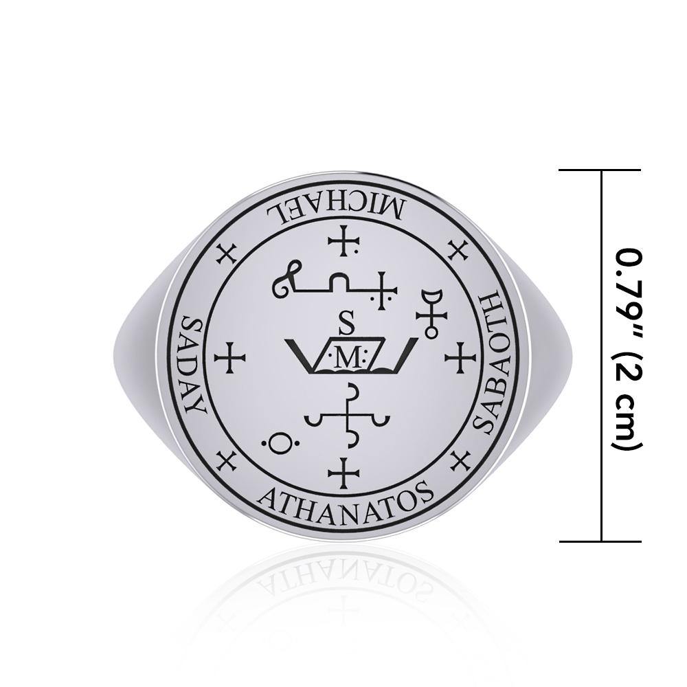 Archangel Michael Sigil Sterling Silver Ring | Minor & Co.