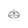 Fleur-de-Lis in Monarchy ~ Sterling Silver Jewelry Ring | Minor & Co.