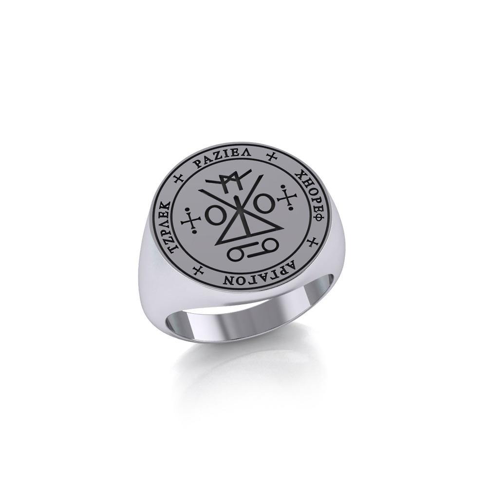Archangel Raziel Sigil Sterling Silver Ring | Minor & Co.
