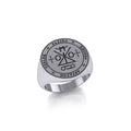 Archangel Raziel Sigil Sterling Silver Ring | Minor & Co.